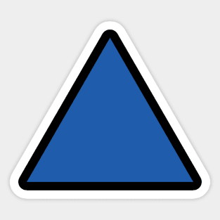 Blue triangle Sticker